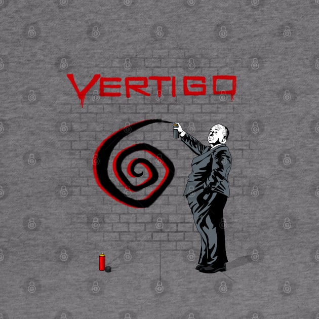 Vertigo Hitchcock by Malakian Art